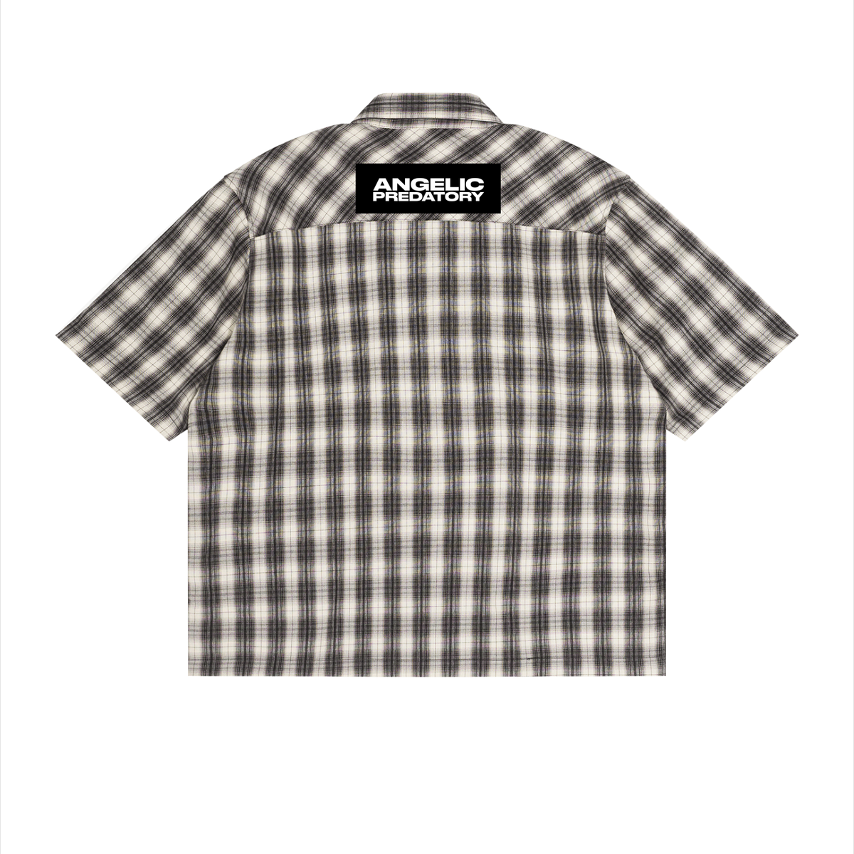 Unisex Boxy Plaid Short Sleeve Shirt
