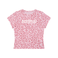 Women’s Leopard Print Crop T-Shirt