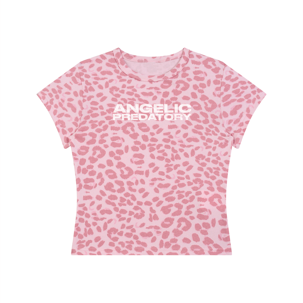 Women’s Leopard Print Crop T-Shirt