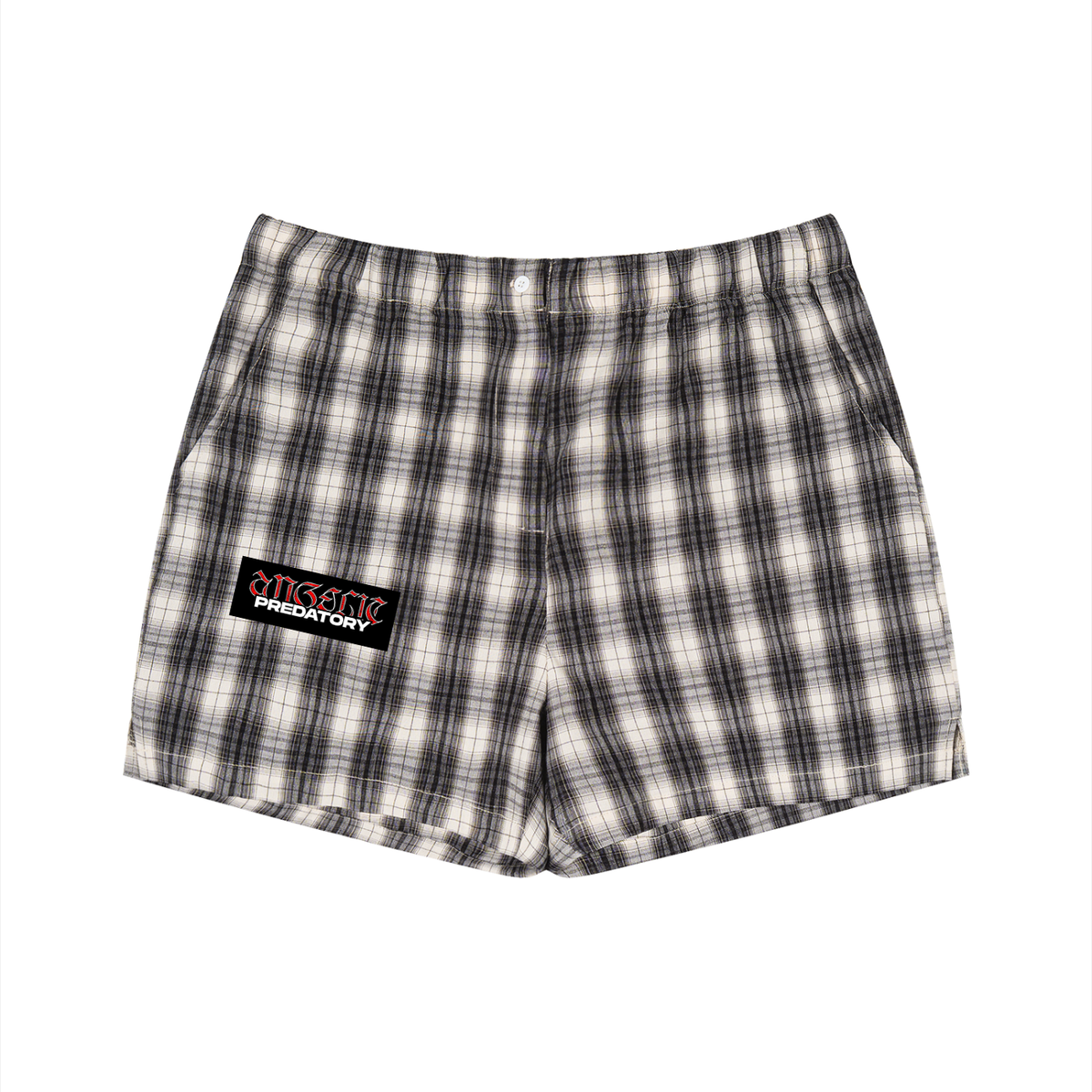 Unisex Plaid Shorts