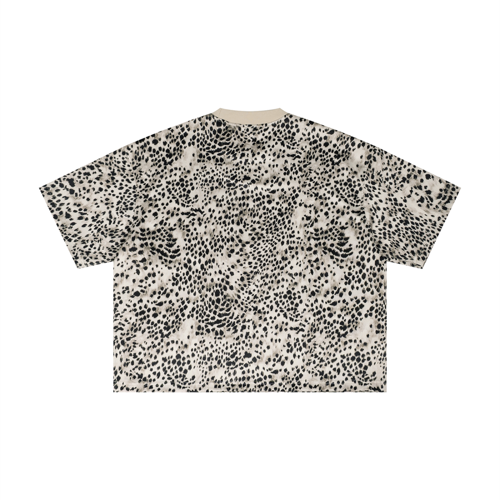 Unisex Leopard Print Boxy T-Shirt
