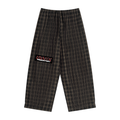 Unisex Plaid Wide Leg Pants