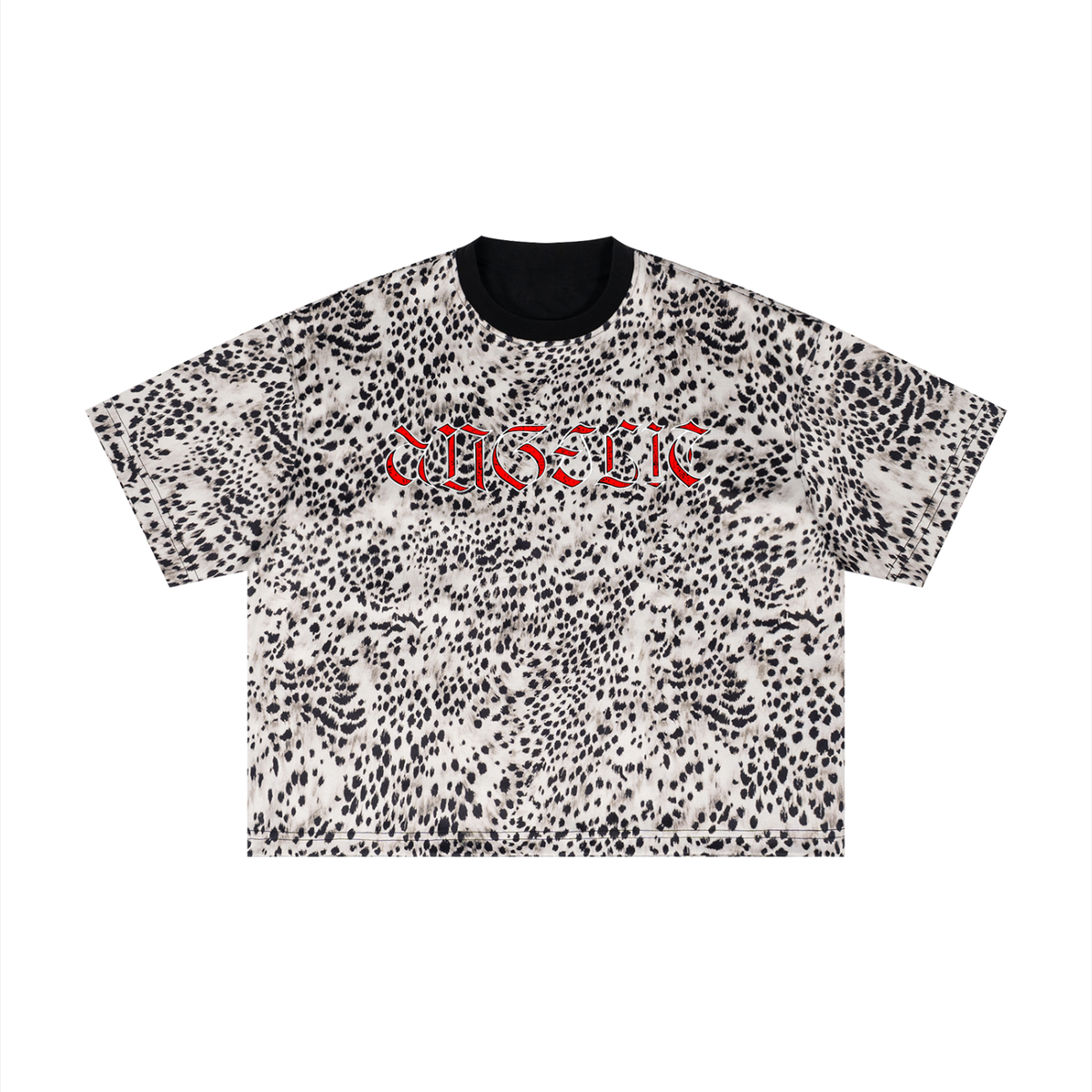 Unisex Leopard Print Boxy T-Shirt