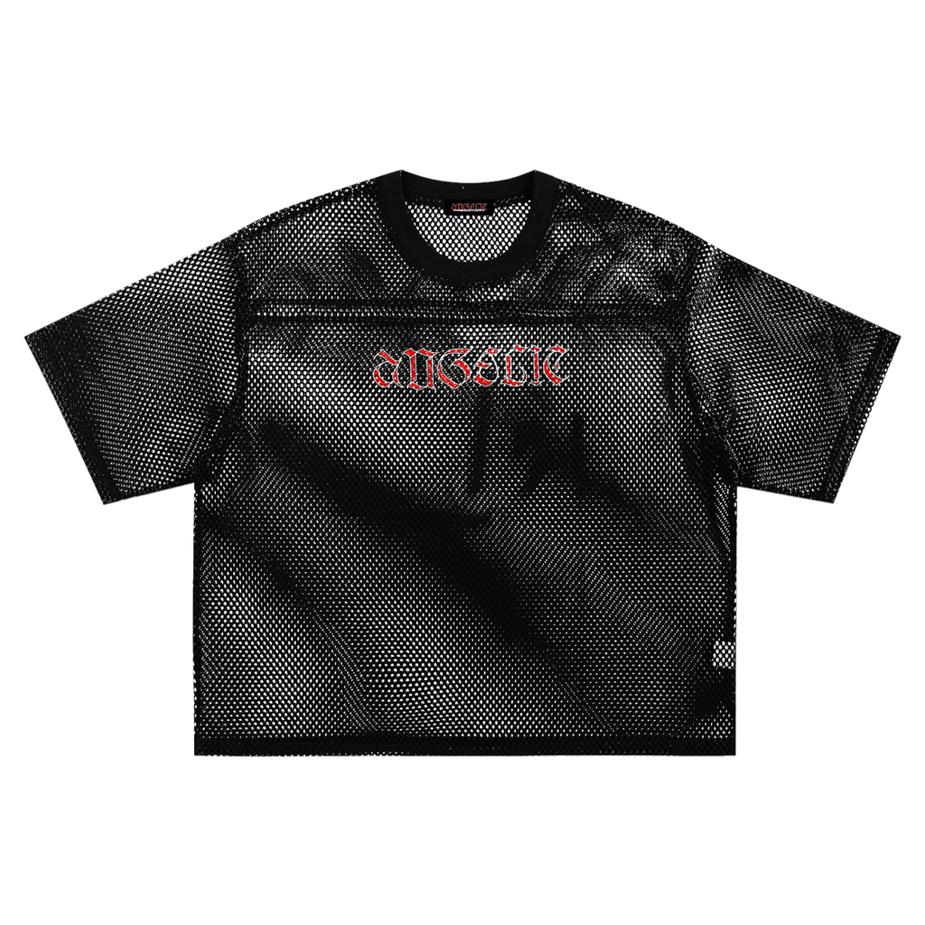 See-through Boxy Net T-Shirt