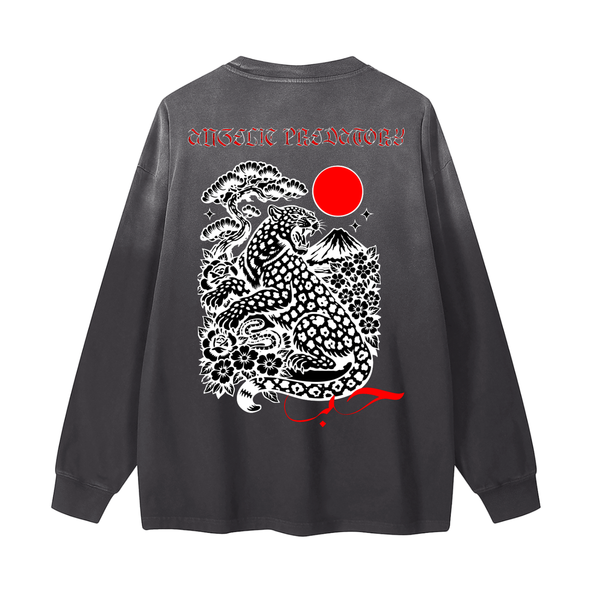 Gradient Washed Long Sleeve T-Shirt