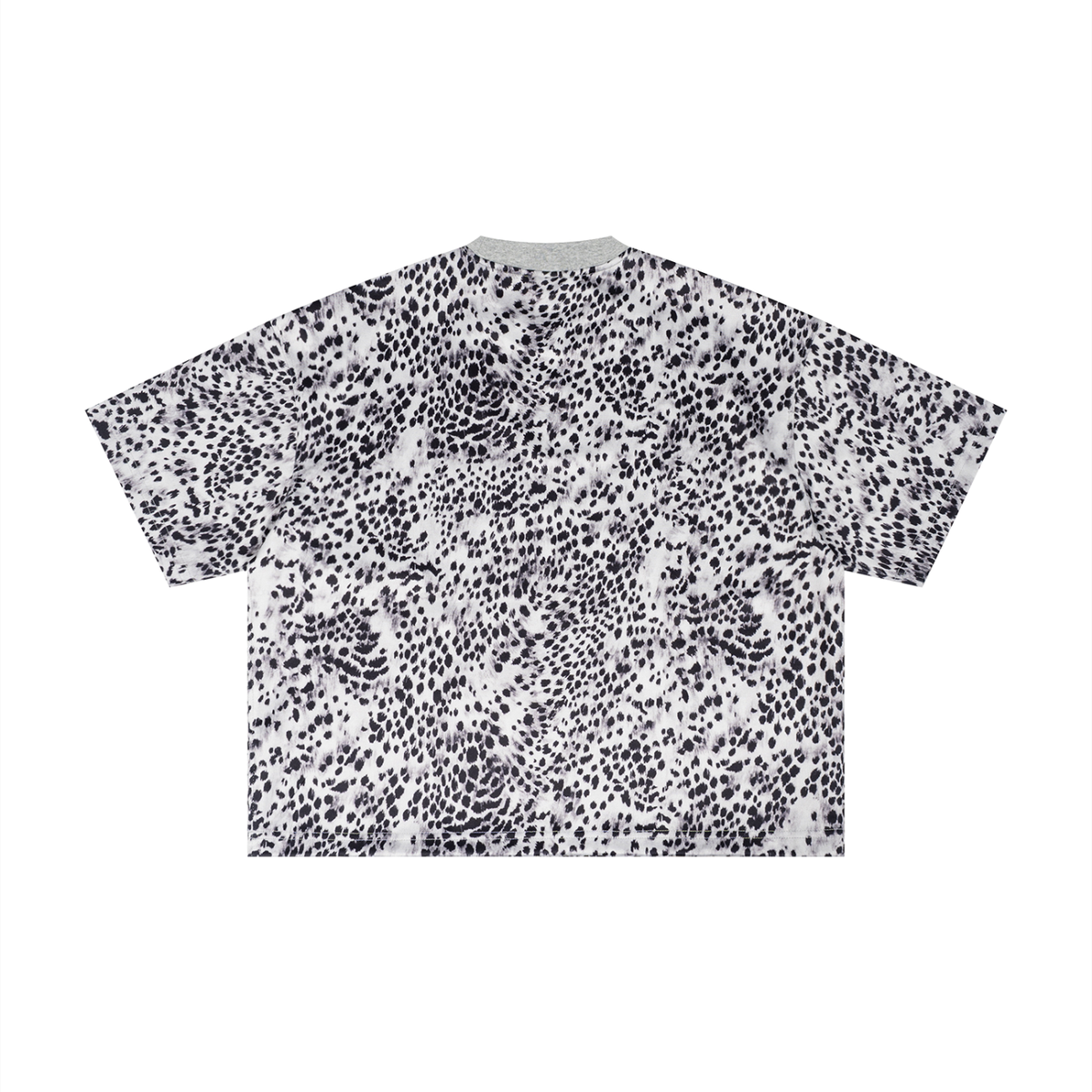 Unisex Leopard Print Boxy T-Shirt