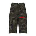 Men’s Camo Barrel Leg Cargo Pants