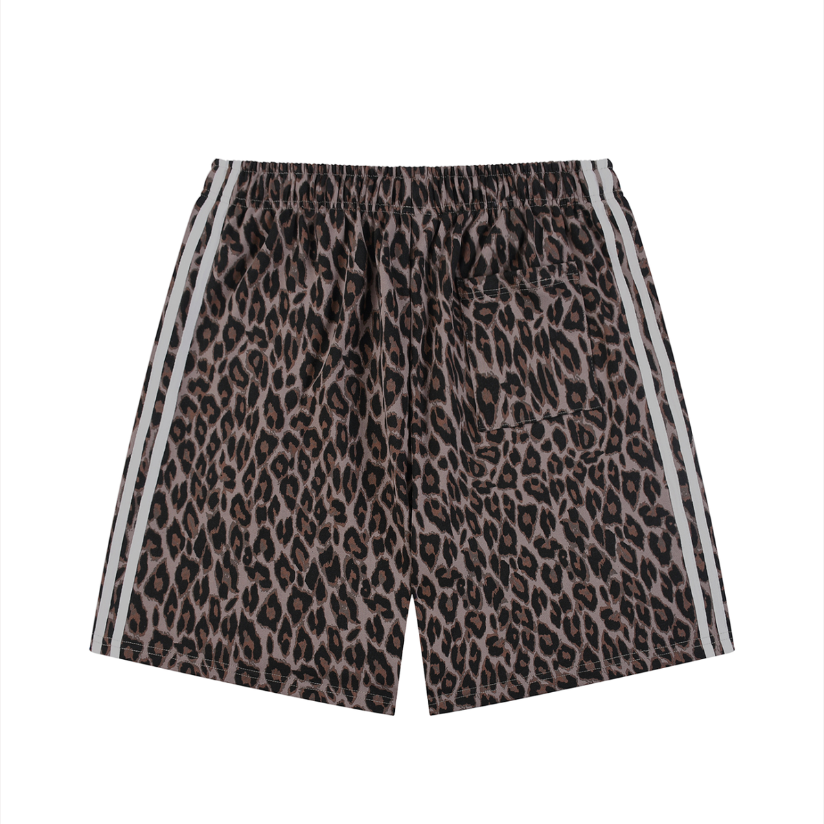 Unisex Heavyweight Leopard Drawstring Shorts