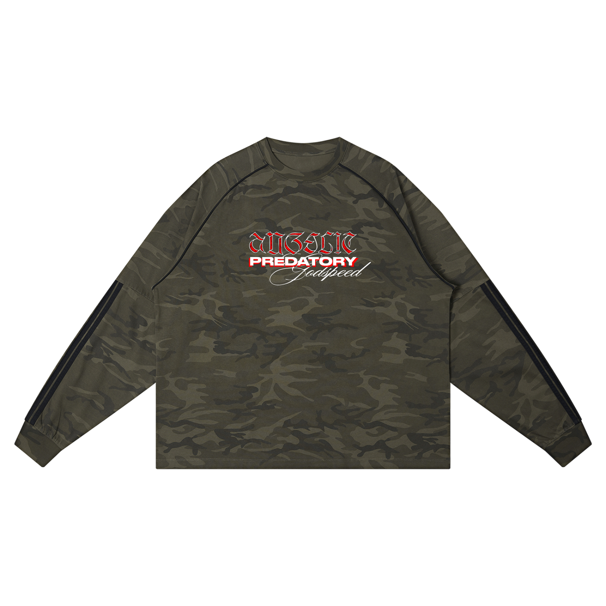 Unisex Camo Loose Long Sleeve T-Shirt