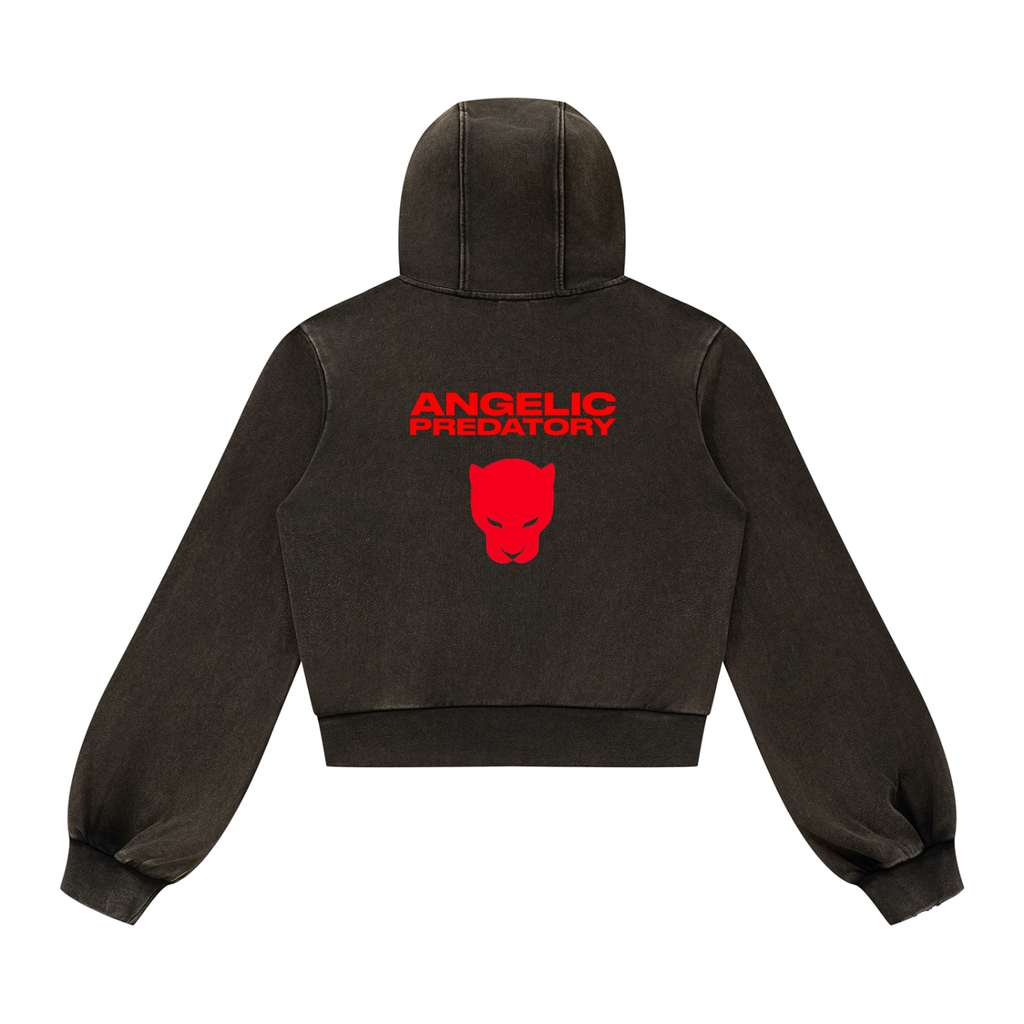 Women’s Vintage Wash Full Zip Hoodie