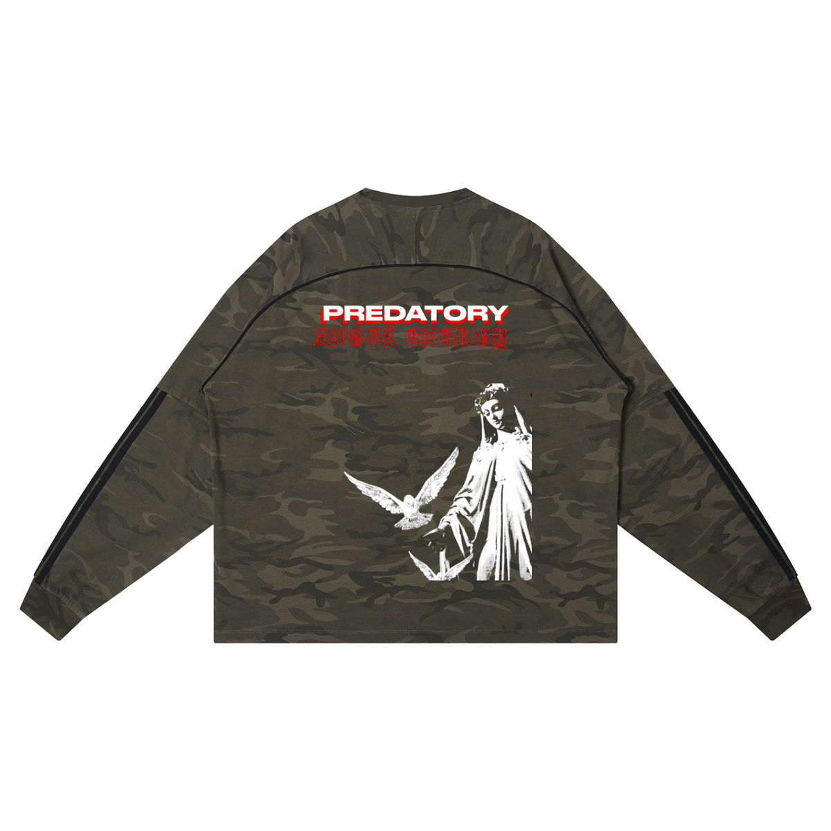 Unisex Camo Loose Long Sleeve T-Shirt